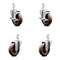 Service Caster 4 Inch High Temp Glass Filled Nylon 3/4 Inch Square Stem Caster Brakes SCC, 2PK SCC-SQ20S414-GFNSHT-TLB-34-2-S-2 - alternate 3